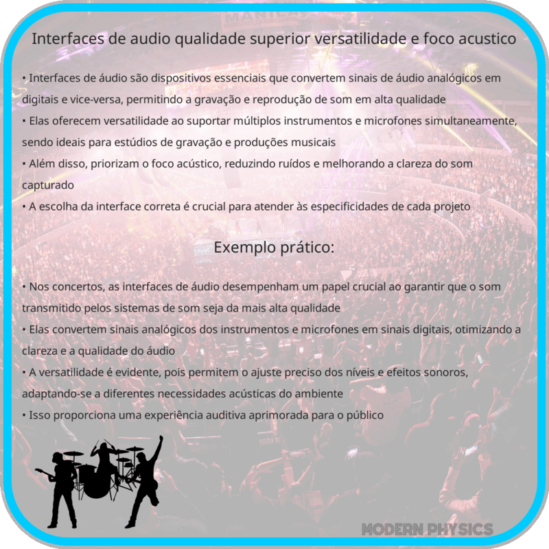 Interfaces de Áudio: Qualidade Superior, Versatilidade e Foco Acústico