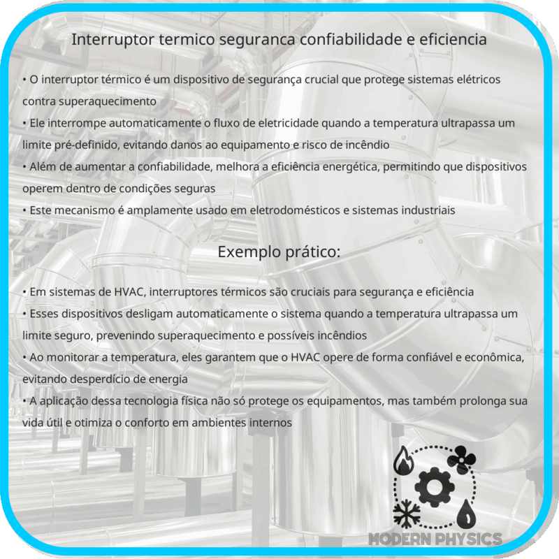 Interruptor Térmico: Segurança, Confiabilidade e Eficiência