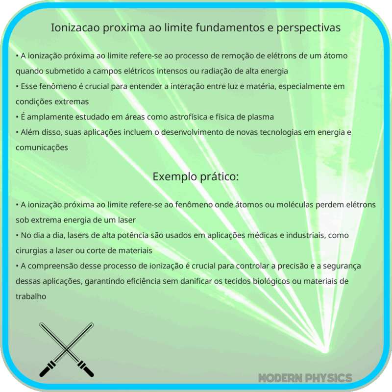Ionização Próxima ao Limite | Fundamentos e Perspectivas