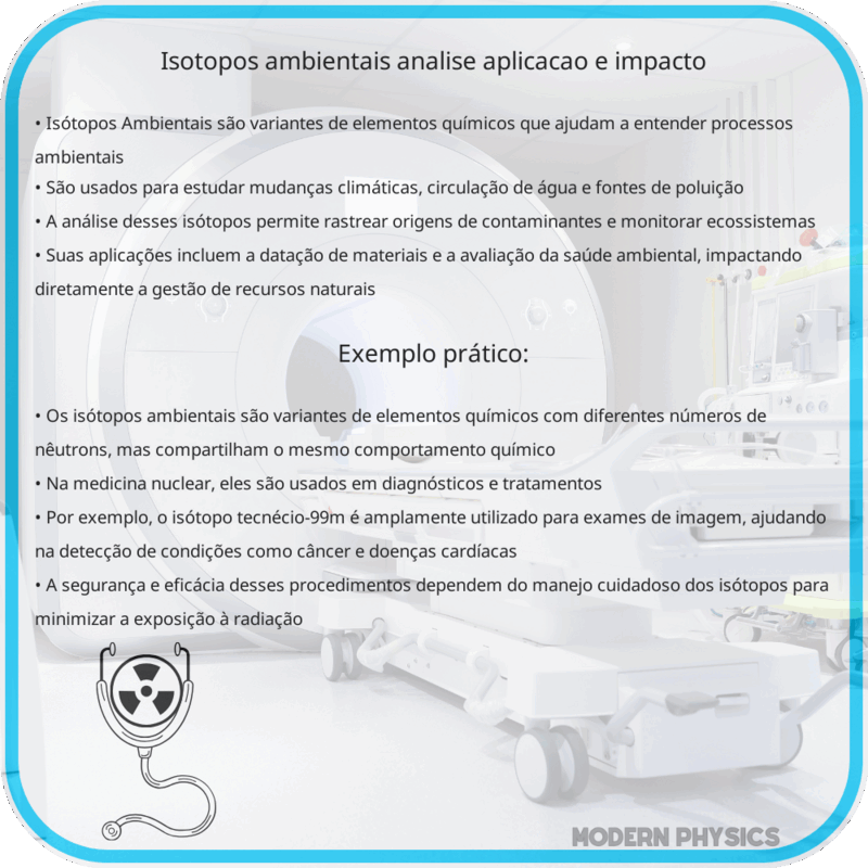 Isótopos Ambientais | Análise, Aplicação e Impacto