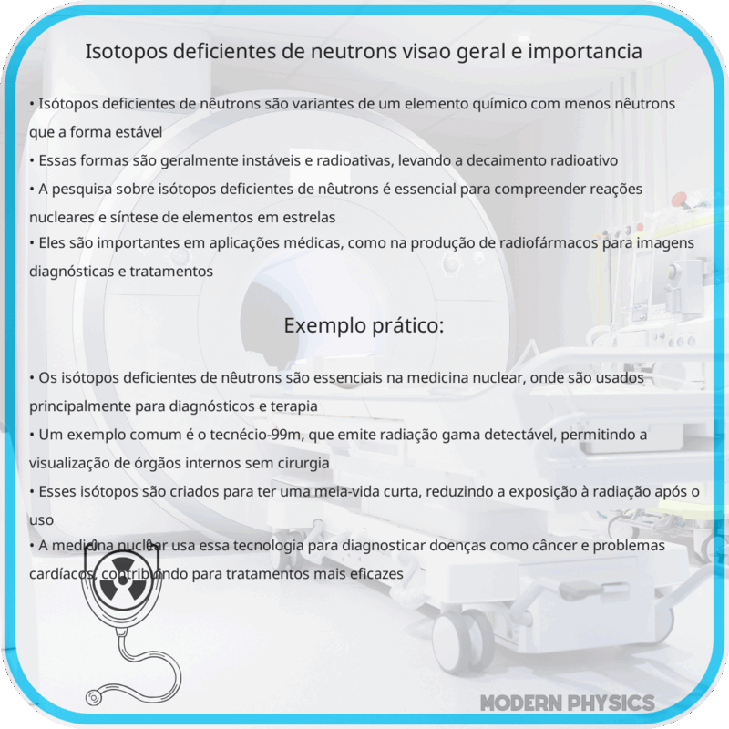 Isótopos Deficientes de Nêutrons | Visão Geral e Importância