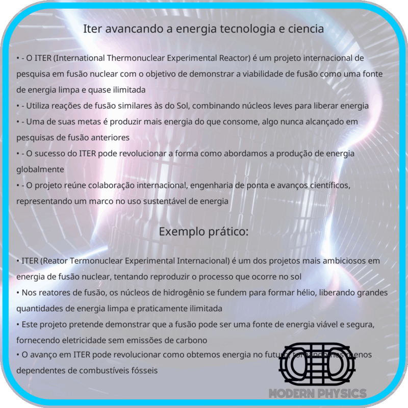 ITER | Avançando a Energia, Tecnologia e Ciência