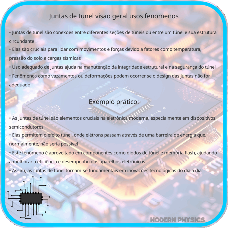 Juntas de Túnel | Visão Geral, Usos & Fenômenos