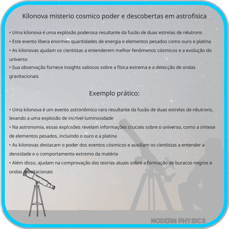 Kilonova | Mistério Cósmico, Poder e Descobertas em Astrofísica
