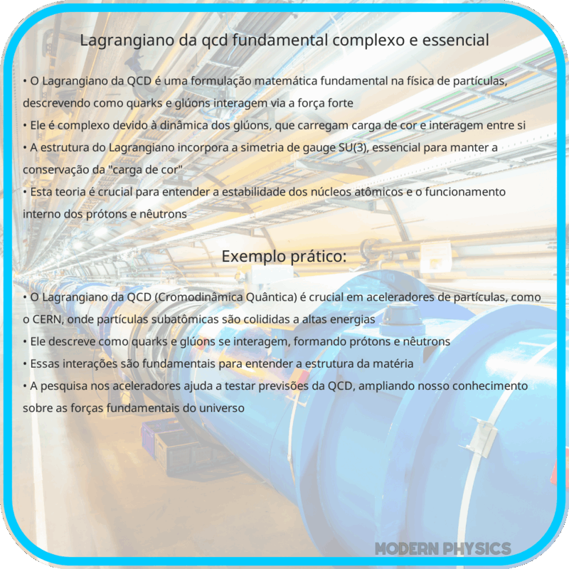 Lagrangiano da QCD | Fundamental, Complexo e Essencial