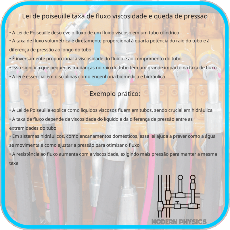 Lei de Poiseuille | Taxa de Fluxo, Viscosidade e Queda de Pressão