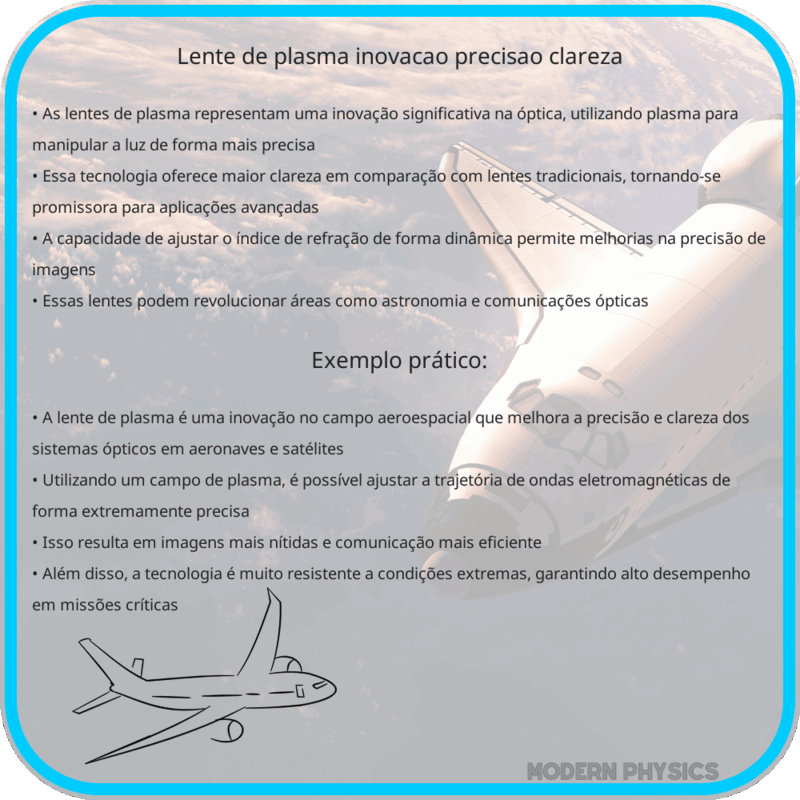 Lente de Plasma | Inovação, Precisão & Clareza