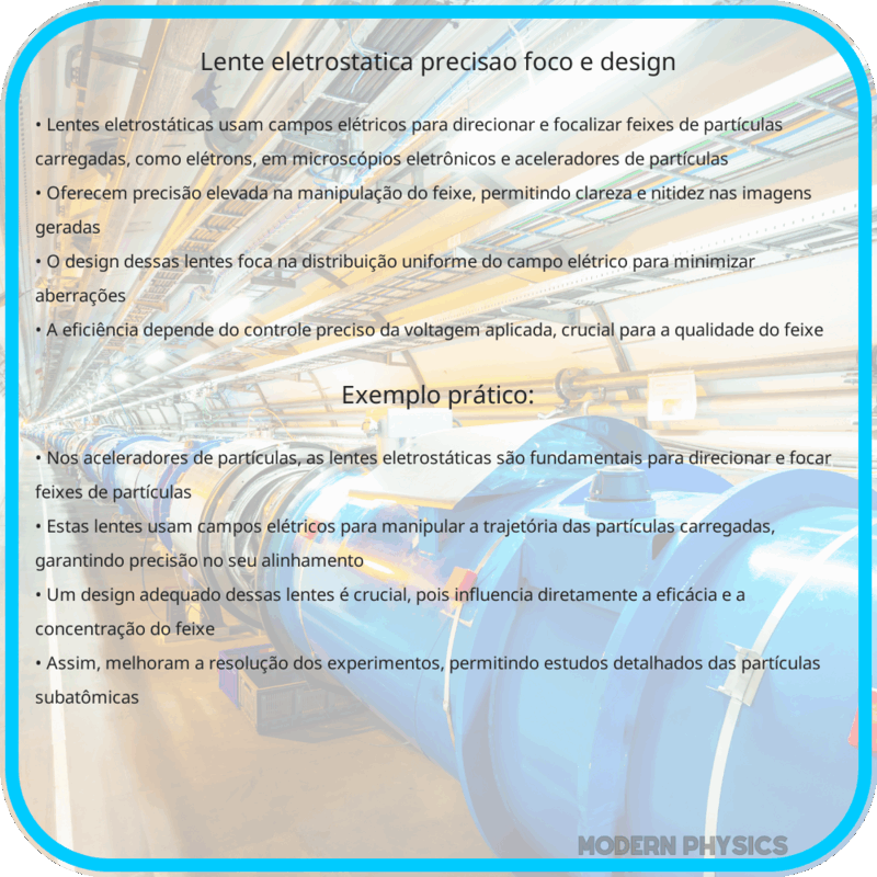 Lente Eletrostática | Precisão, Foco e Design