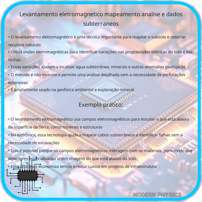 Levantamento Eletromagnético | Mapeamento, Análise e Dados Subterrâneos