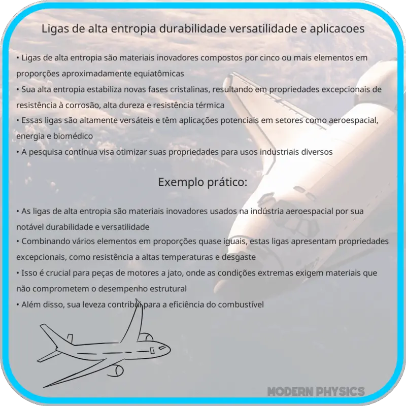 Ligas de Alta Entropia | Durabilidade, Versatilidade e Aplicações