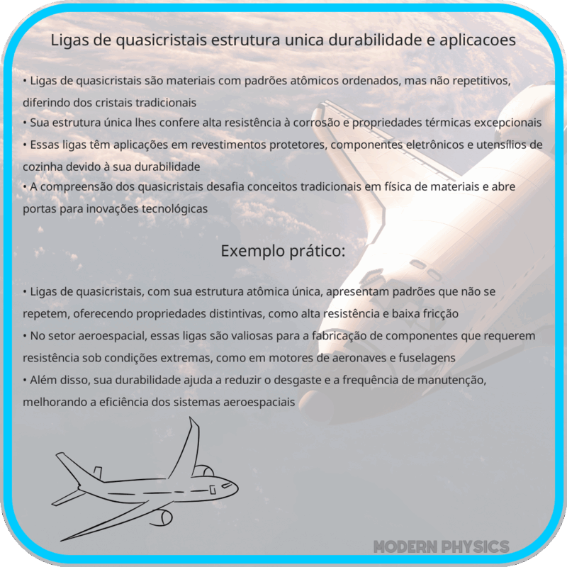 Ligas de Quasicristais | Estrutura Única, Durabilidade e Aplicações
