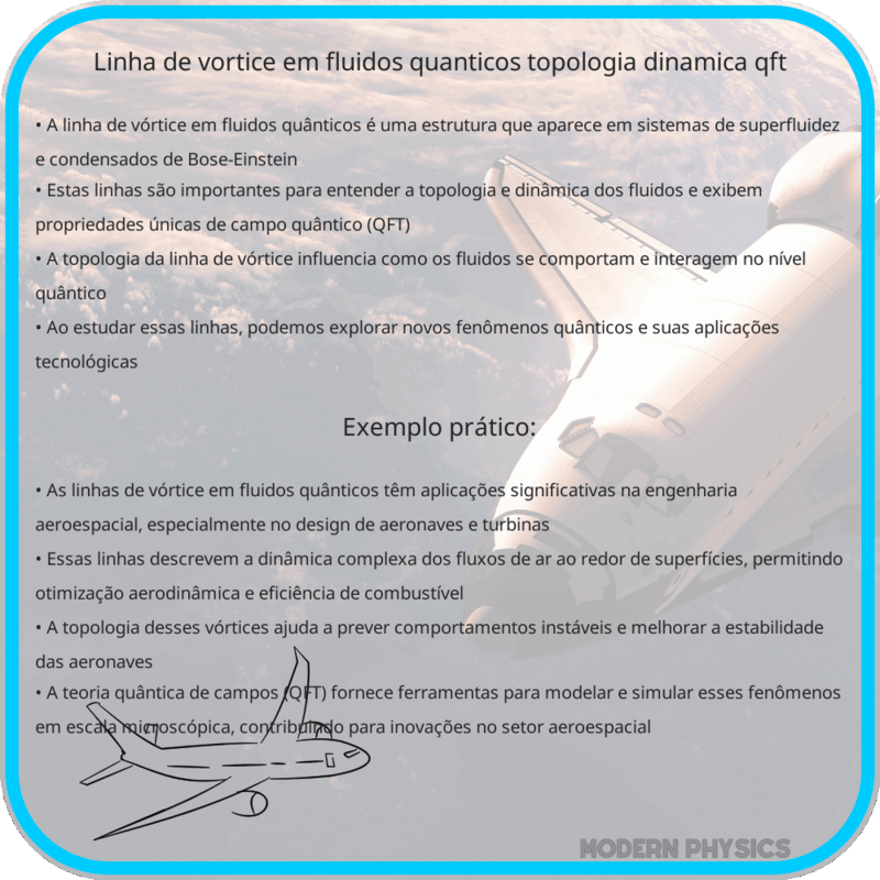 Linha de Vórtice em Fluidos Quânticos | Topologia, Dinâmica & QFT