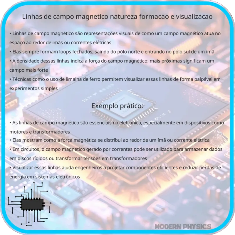 Linhas de Campo Magnético | Natureza, Formação e Visualização