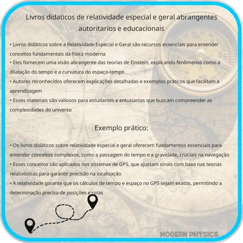 Livros Didáticos de Relatividade Especial e Geral | Abrangentes, Autoritários e Educacionais