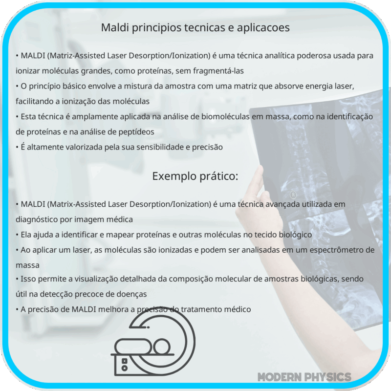 MALDI | Princípios, Técnicas e Aplicações