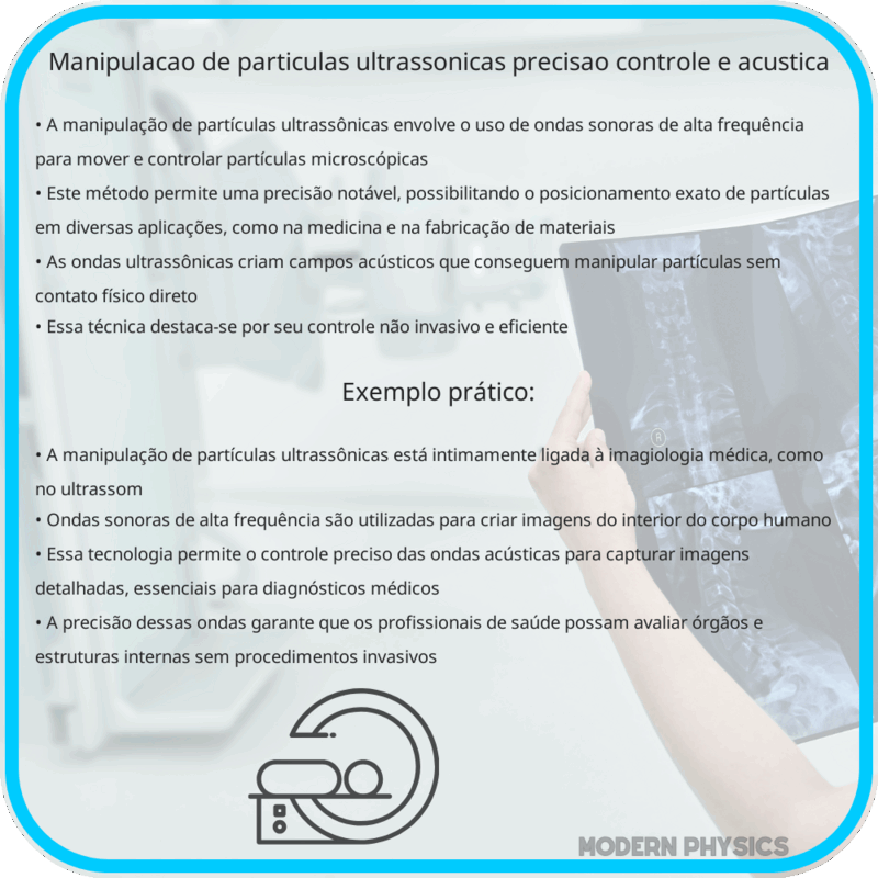 Manipulação de Partículas Ultrassônicas | Precisão, Controle e Acústica
