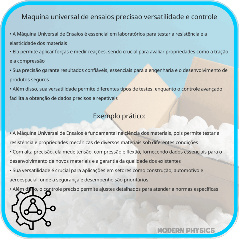 Máquina Universal de Ensaios | Precisão, Versatilidade e Controle