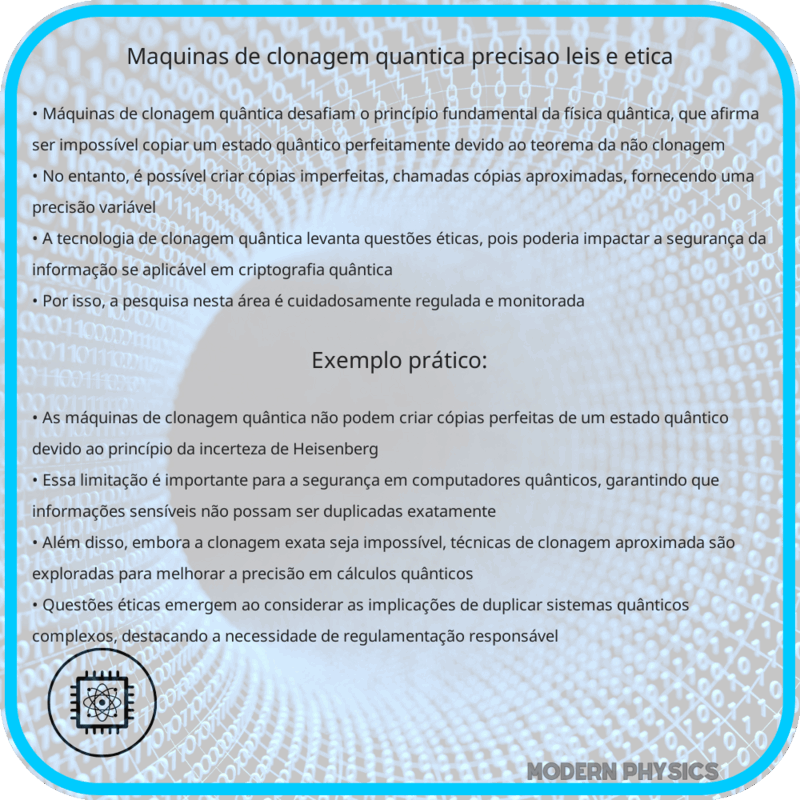 Máquinas de Clonagem Quântica | Precisão, Leis e Ética