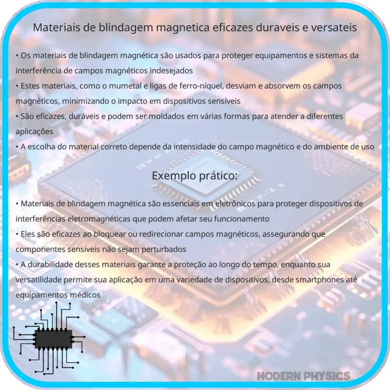 Materiais de Blindagem Magnética | Eficazes, Duráveis e Versáteis