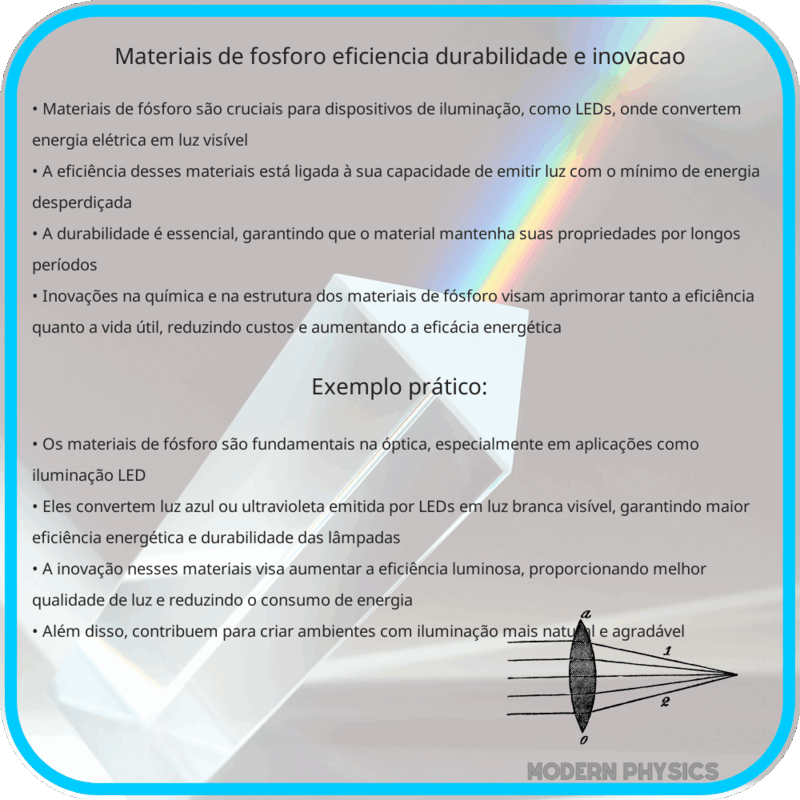 Materiais de Fósforo | Eficiência, Durabilidade e Inovação