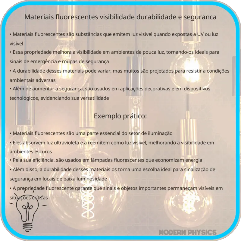 Materiais Fluorescentes | Visibilidade, Durabilidade e Segurança