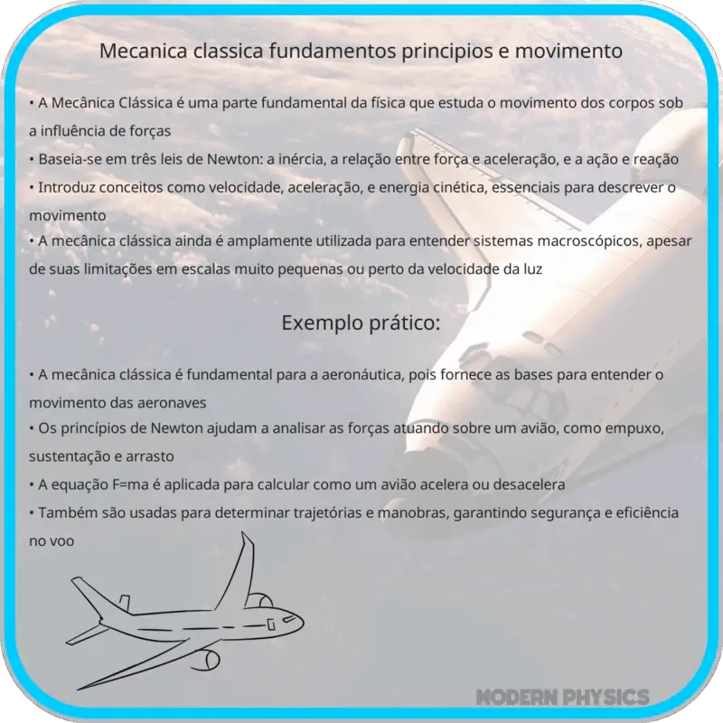Mecânica Clássica | Fundamentos, Princípios e Movimento