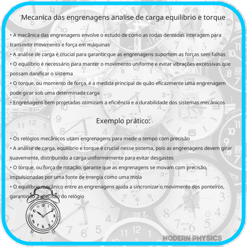 Mecânica das Engrenagens | Análise de Carga, Equilíbrio e Torque
