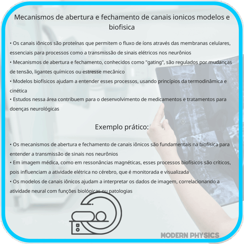 Mecanismos de Abertura e Fechamento de Canais Iônicos: Modelos e Biofísica