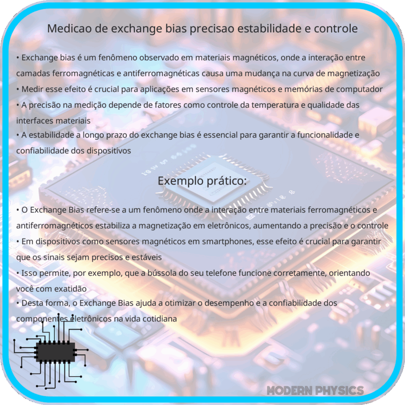 Medição de Exchange Bias | Precisão, Estabilidade e Controle