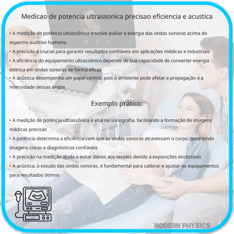 Medição de Potência Ultrassônica | Precisão, Eficiência e Acústica