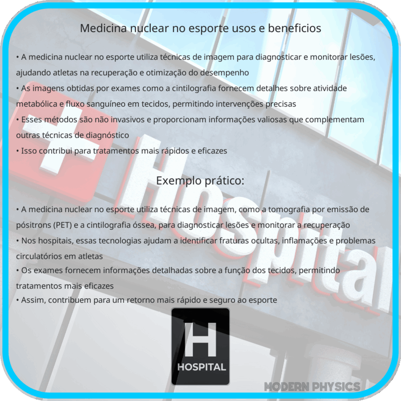 Medicina Nuclear no Esporte | Usos e Benefícios