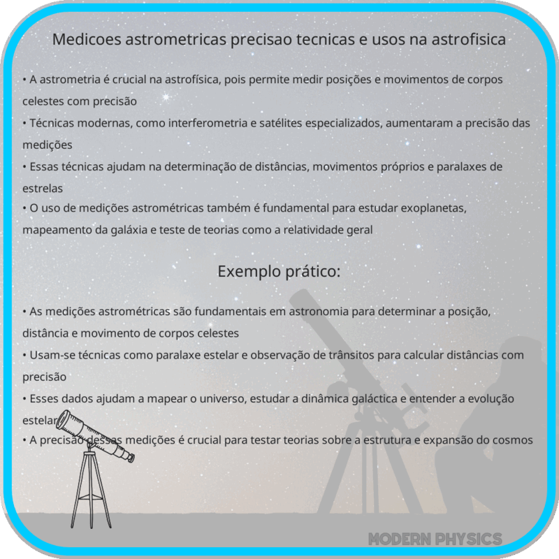 Medições Astrométricas | Precisão, Técnicas e Usos na Astrofísica