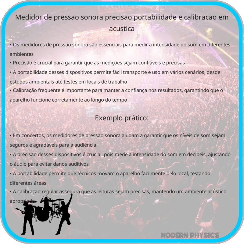 Medidor de Pressão Sonora: Precisão, Portabilidade e Calibração em Acústica