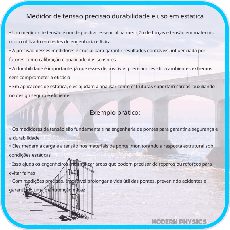 Medidor de Tensão | Precisão, Durabilidade e Uso em Estática