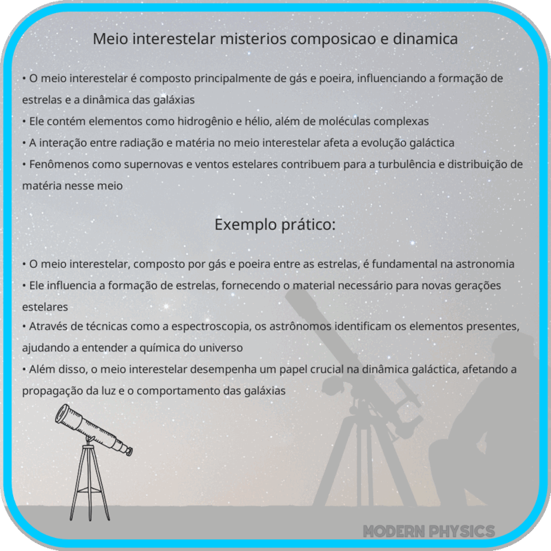 Meio Interestelar | Mistérios, Composição e Dinâmica