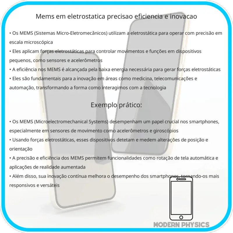 MEMS em Eletrostática | Precisão, Eficiência e Inovação