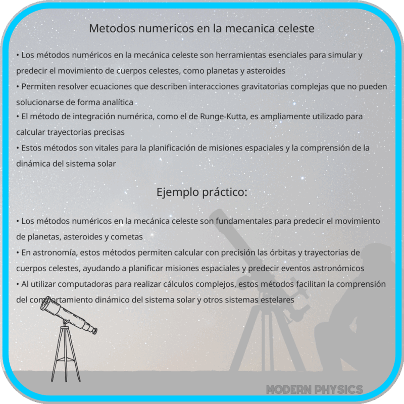 Métodos Numéricos en la Mecánica Celeste