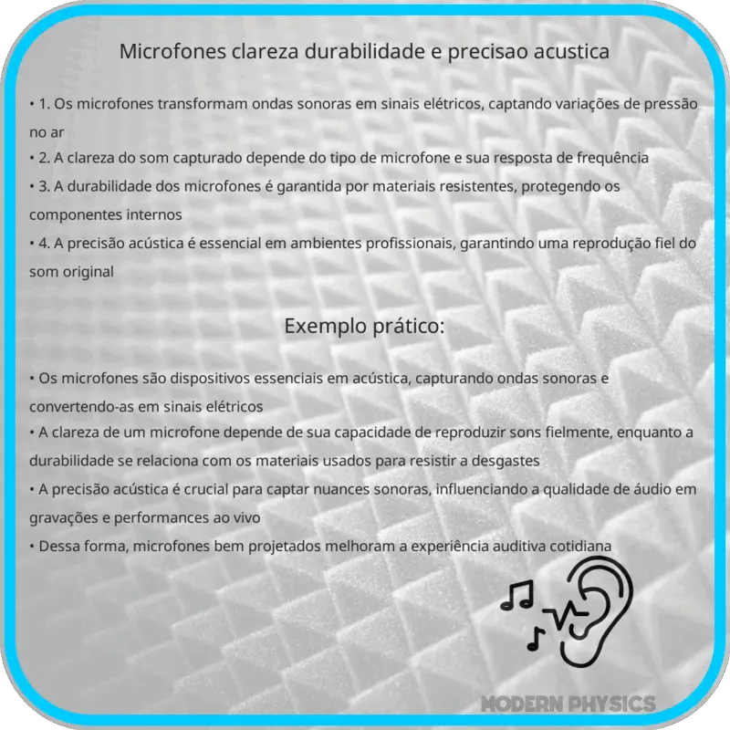 Microfones | Clareza, Durabilidade e Precisão Acústica
