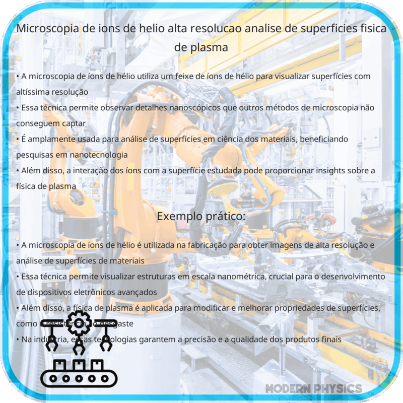 Microscopia de Íons de Hélio | Alta Resolução, Análise de Superfícies & Física de Plasma