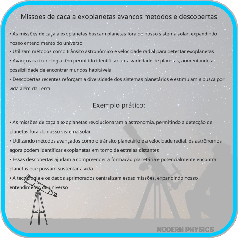 Missões de Caça a Exoplanetas | Avanços, Métodos e Descobertas