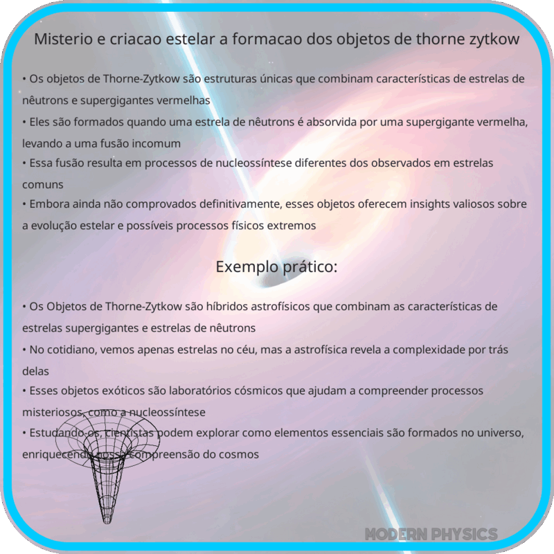 Mistério e Criação Estelar: A Formação dos Objetos de Thorne-Zytkow