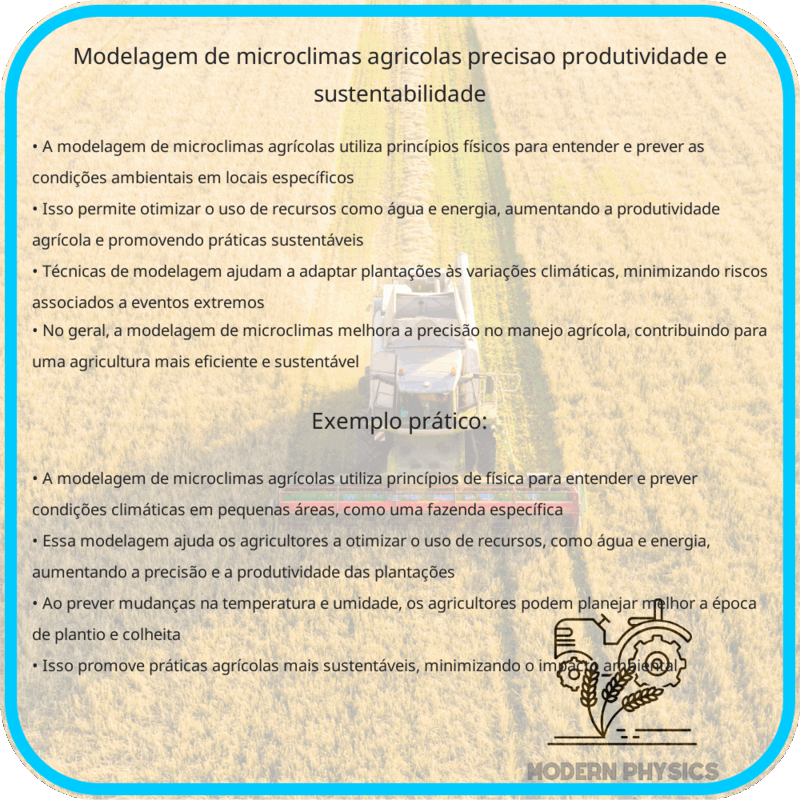 Modelagem de Microclimas Agrícolas | Precisão, Produtividade e Sustentabilidade