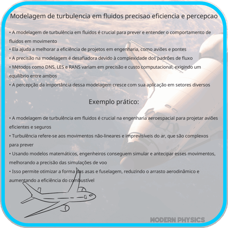 Modelagem de Turbulência em Fluidos | Precisão, Eficiência e Percepção