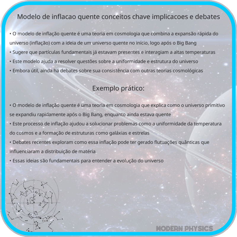 Modelo de Inflação Quente | Conceitos-Chave, Implicações e Debates