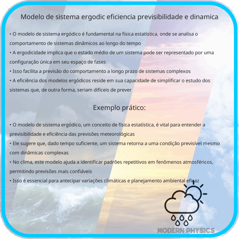 Modelo de Sistema Ergodic | Eficiência, Previsibilidade e Dinâmica