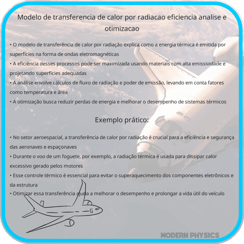Modelo de Transferência de Calor por Radiação | Eficiência, Análise e Otimização