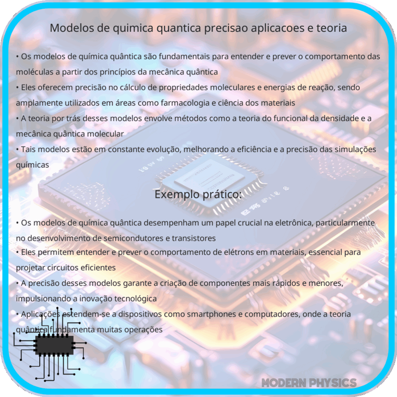 Modelos de Química Quântica | Precisão, Aplicações e Teoria