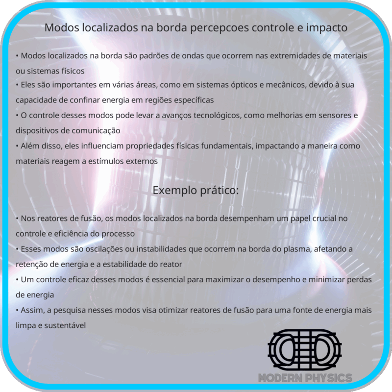 Modos Localizados na Borda | Percepções, Controle e Impacto