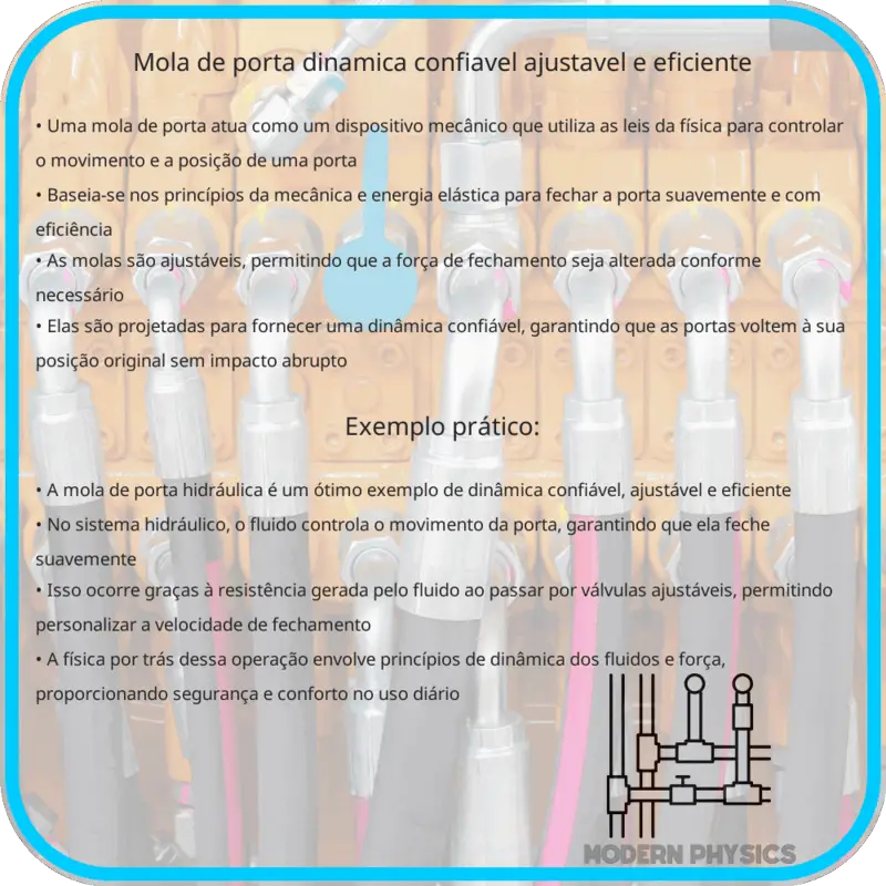 Mola de Porta | Dinâmica Confiável, Ajustável e Eficiente