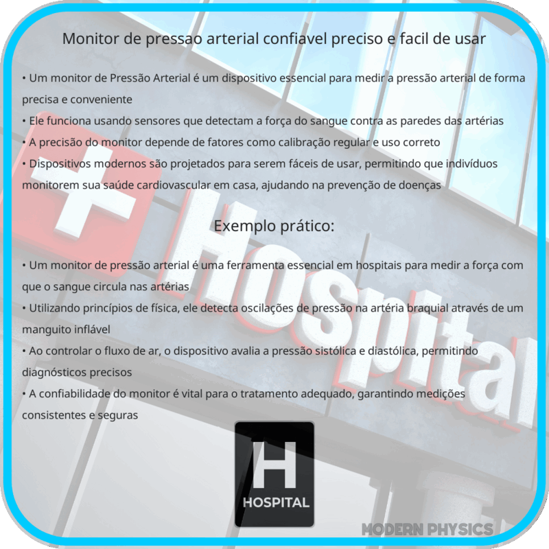 Monitor de Pressão Arterial | Confiável, Preciso e Fácil de Usar